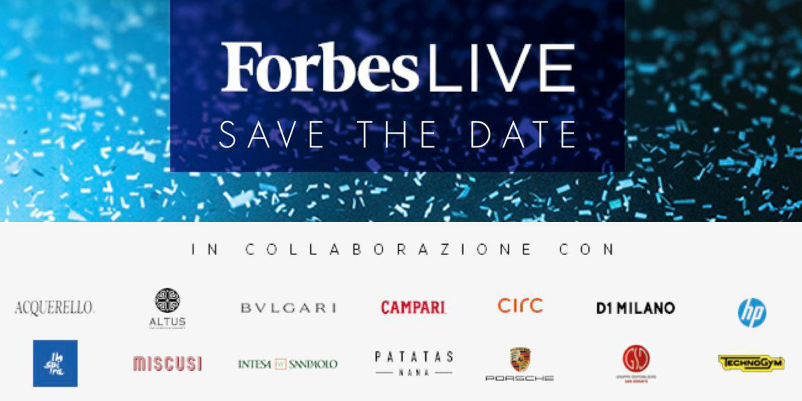 Protagonisti dell’aperitivo all’evento dedicato ai migliori 100 imprenditori under30  di Forbes Italia