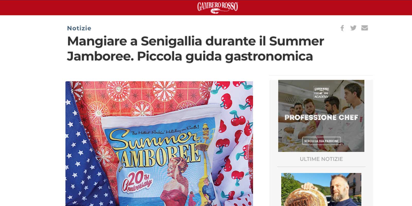 Tra le offerte di qualità di Senigallia c’è anche Patatas Nana secondo la rivista Gambero Rosso!