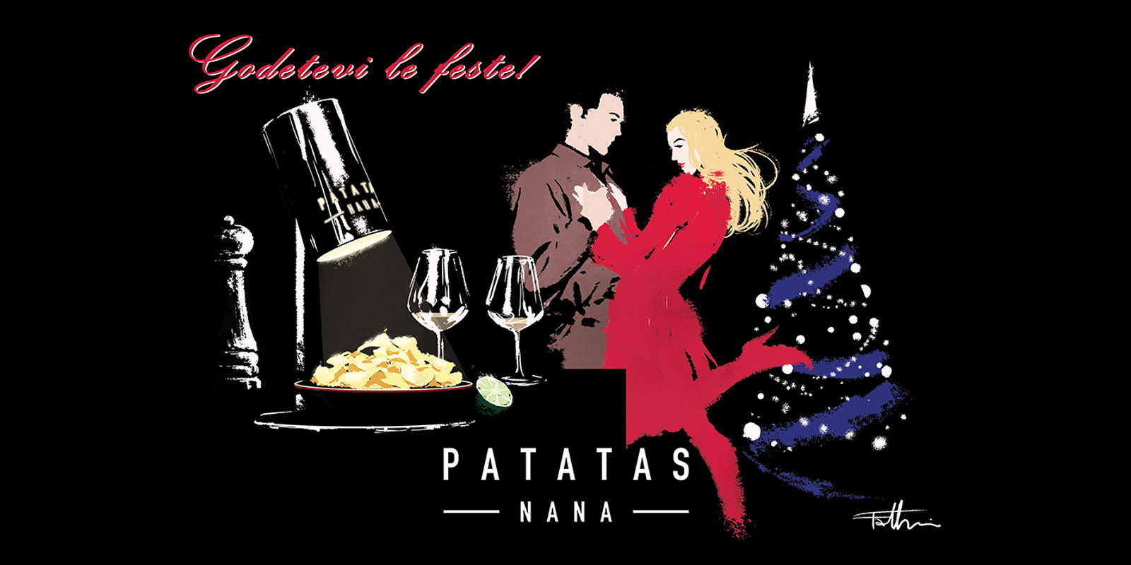 Gli auguri di Natale e Buone Feste 2020 di Patatas Nana